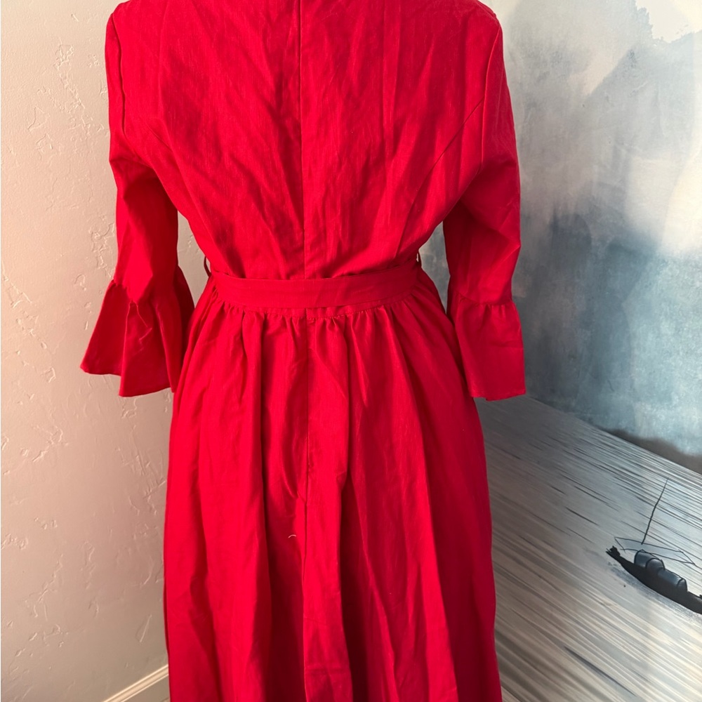 Elegant Classic Red Dress! #108 - Picture 4 of 6